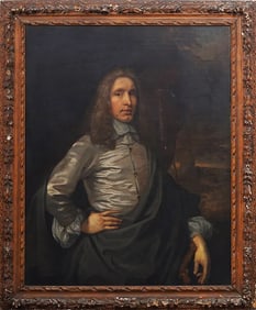 Important Dutch Old Master Portrait of Pieter de Graeff Large Framed Original Oil Painting