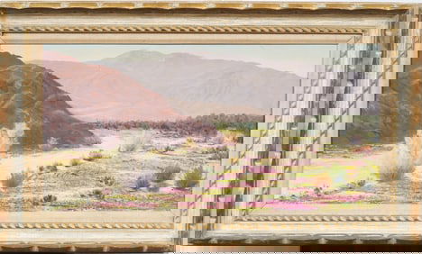 Edward Leo Forbes (1891 - 1988) Antique American Impressionist California Large Landscape Painting