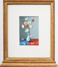 Fernand Renard (1912-1988) Signed Vintage French Impressionist Still Life Framed Painting