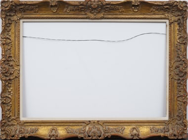Large Vintage American Impressionist Giltwood Oil Painting Frame Fits 24x36 Standard Art