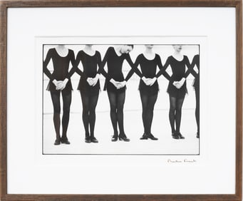 Martine Franck (1938-2012) "Ballet Moisseev" Signed Vintage Rare Gelatin Silver Print Photograph