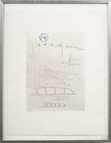 Joseph Beuys (1921 - 1986) "Zirkulationszeit" Signed Limited Edition Modern Art Etching Print