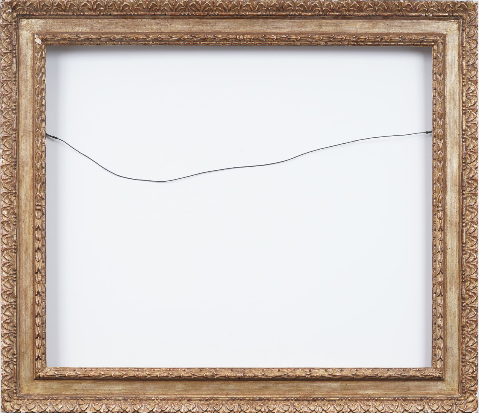 Vintage American Modernist Lowy Oil Painting Frame Fits Standard 30 by 36 Inch Artwork: Antique American oil painting frame. Measuring: 37 by 43 inches overall, 30.5 by 36.5 inches rabbet, and 29.25 by 35.25 inches sight. Please see all images for condition. Size is measured and written 