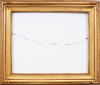 Vintage American Impressionist Gold Giltwood Oil Painting Frame Fits 30 by 24 Inch Art