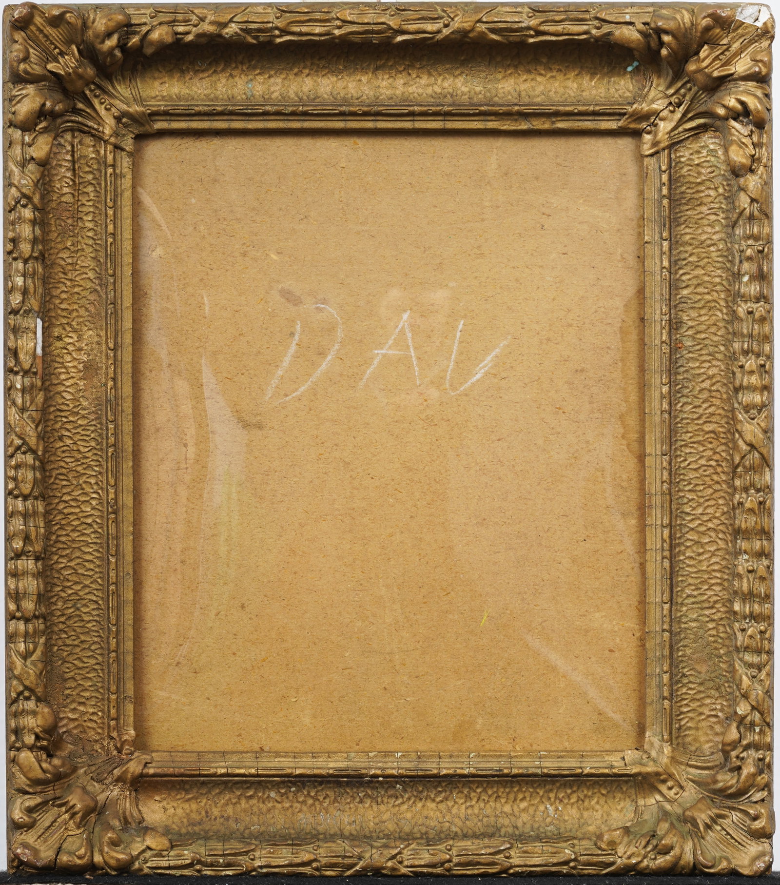 Antique American Original Oil Painting Frame Fits 10 by 12 Inch Art: Antique American oil painting frame. Measuring: 16.5 by 14.5 inches overall, 12 by 10 inches rabbet, and 11.25 by 9.5 inches sight. Please see all images for condition. Size is measured and written on