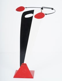 Brad Howe (American, b. 1949) Vintage Signed Kinetic Abstract Sculpture