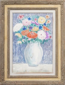 Abraham Walkowitz (1878 - 1965) Antique American Modernist Still Life Heydenryk Frame Painting