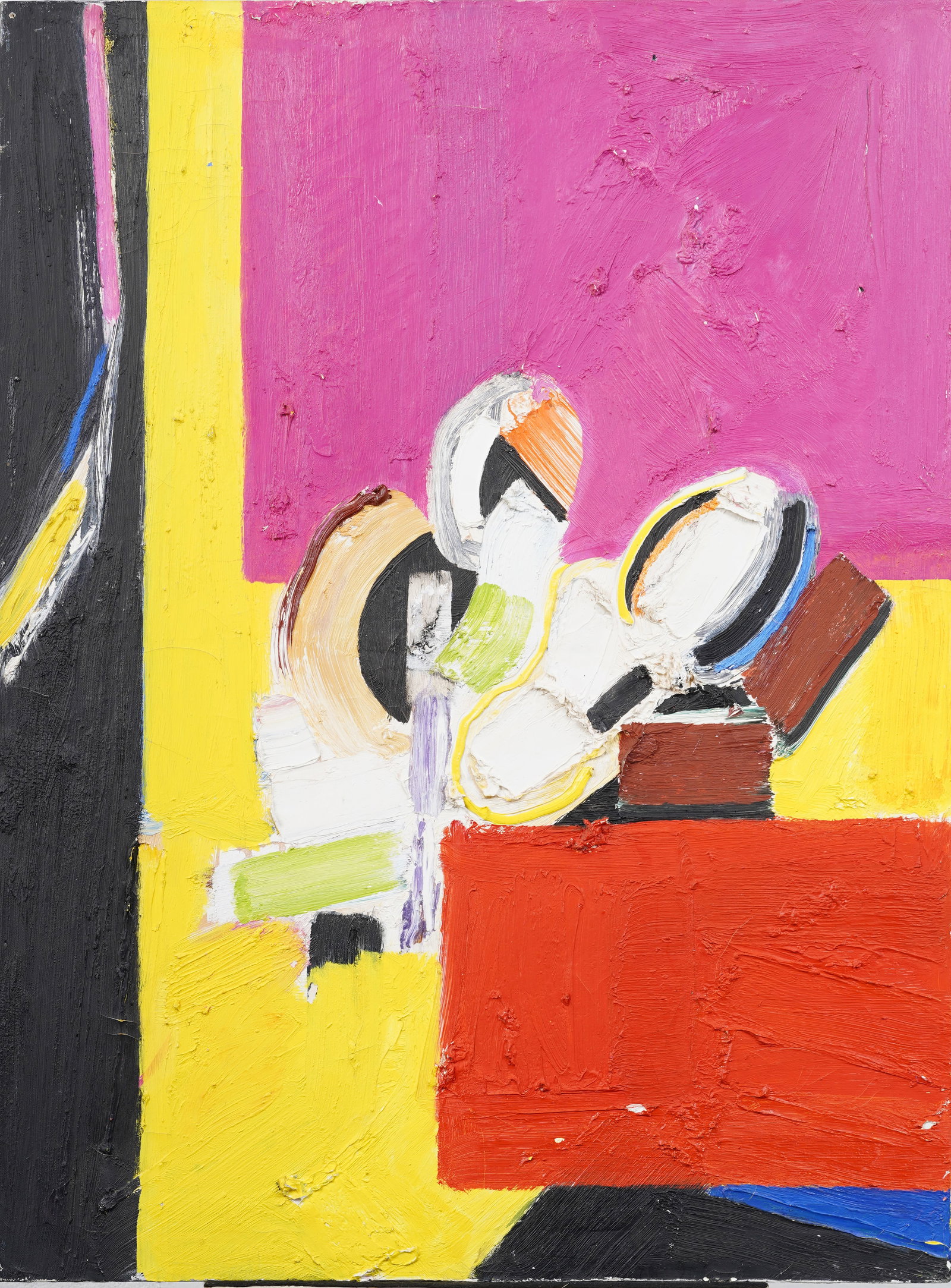 Large Vintage American Modernist Abstract Expressionist MCM Original Oil Painting (1 of 5)