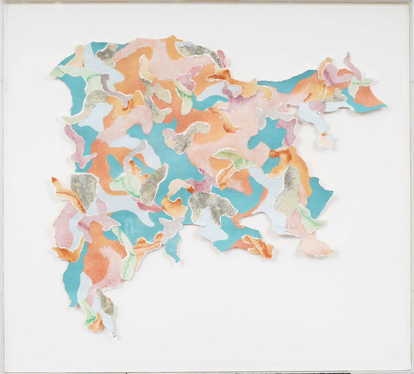 Vintage Signed American Modernist Abstract Framed Original Painting (1 of 6)