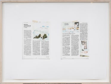 William Powhida, "Unconscious Collaboration (number 1)," 2008, edition of 75. Screenprint
