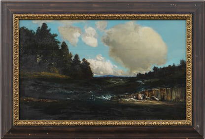 Julian Walbridge Rix (1850 - 1903) California Framed Impressionist Landscape Original Oil Painting