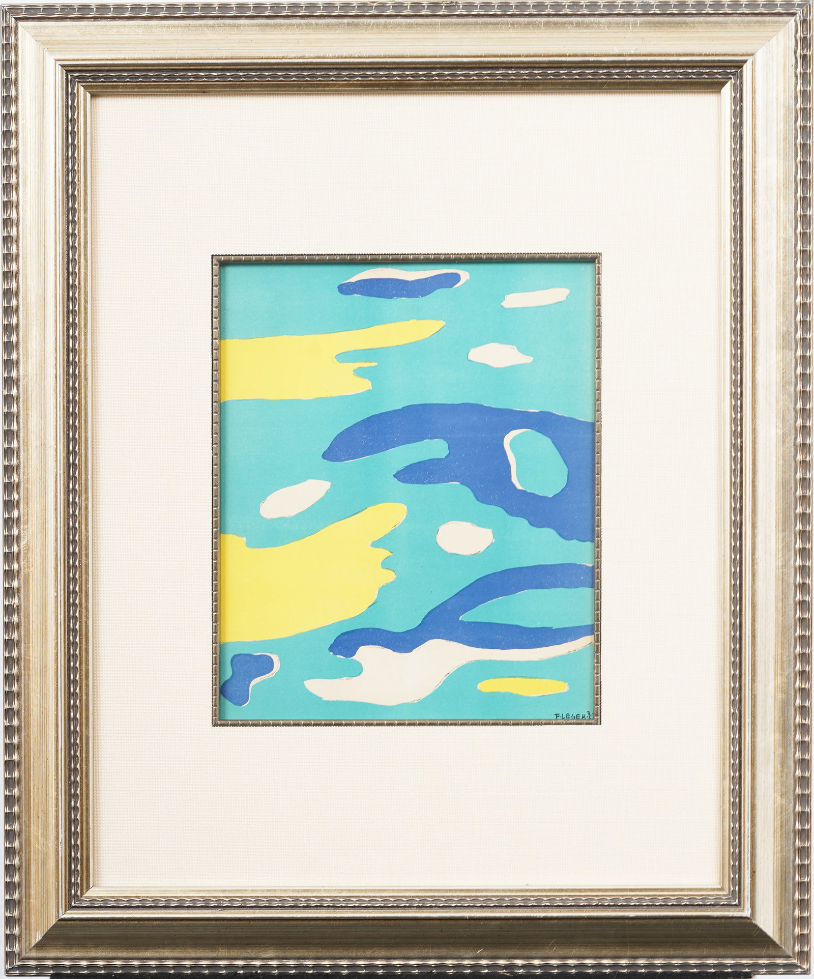 Fernand (Joseph Henri) Leger (1881 - 1955) Vintage Framed Abstract Print (1 of 5)