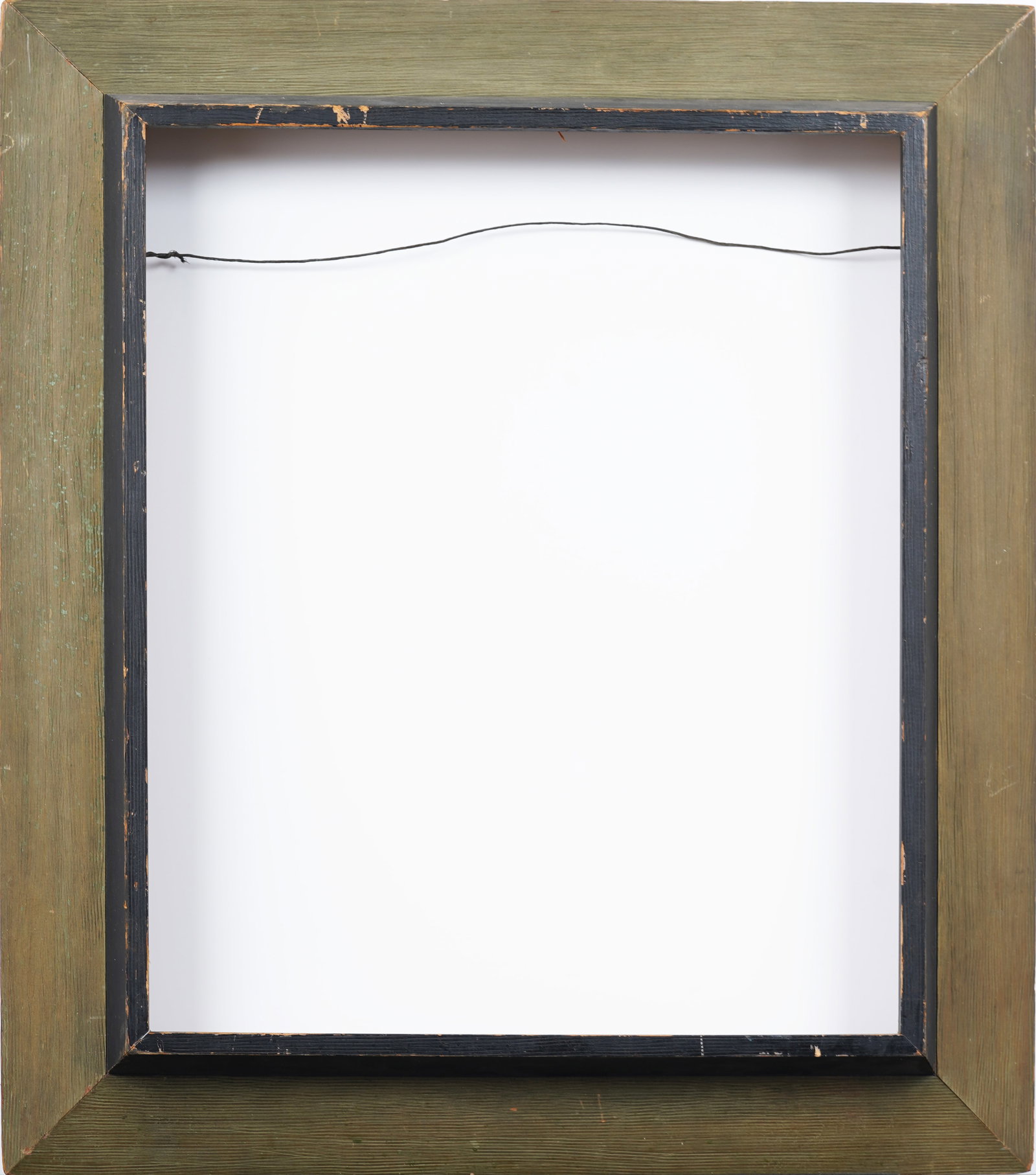 Antique American Modernist Flat Panel Painted Wooden Painting Frame Fits 23" x 20" Artwork (1 of 5)