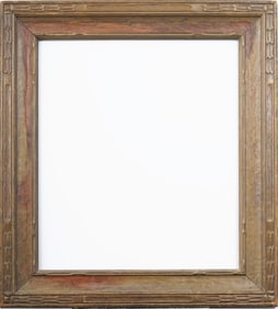 Antique American Impressionist Gilt Wood Oil Painting Frame Fits 30" x 26" Artwork