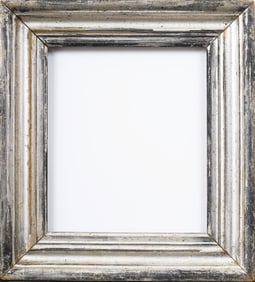 Antique American Silver Leaf Oil Painting Frame Fits 10" by 12" Artwork