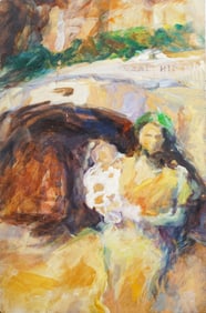 Vintage American Original Oil Painting