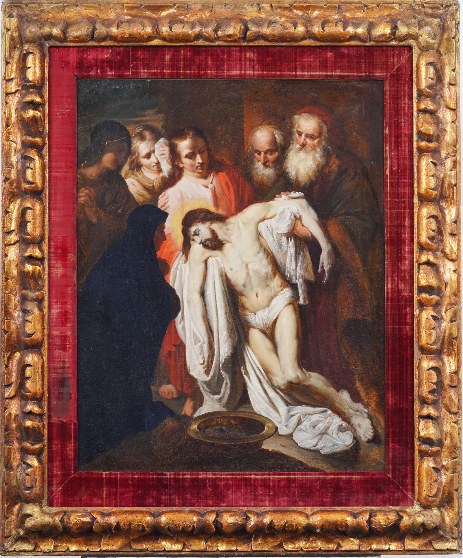 ATTR Pieter Mol (1599 - 1650) Important Old Master "The Lamentation" Religious Portrait Oil Painting (1 of 11)