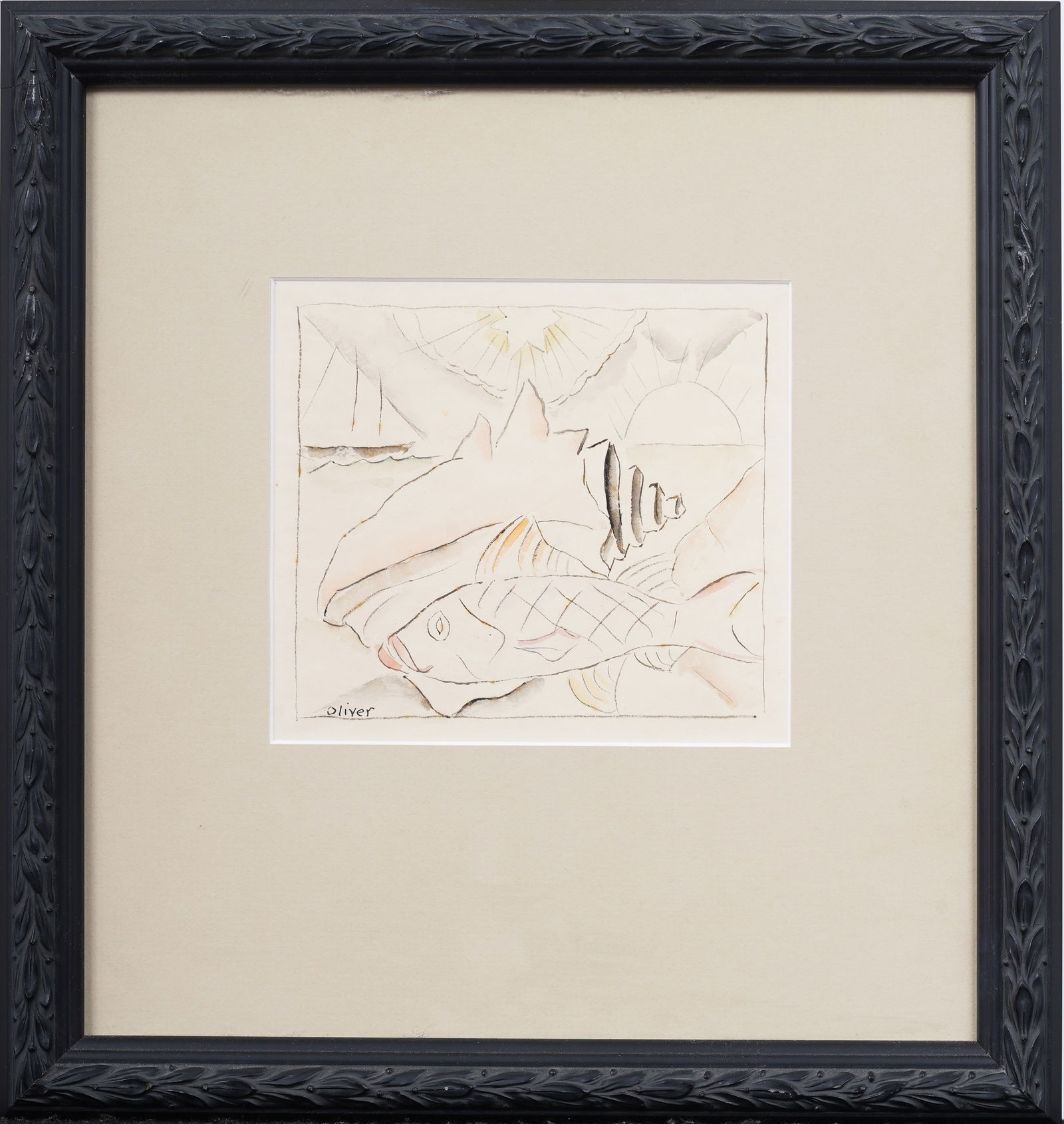 Oliver Newberry Chaffee Jr. (1881 – 1944) Watercolor Still Life Original Painting (1 of 6)