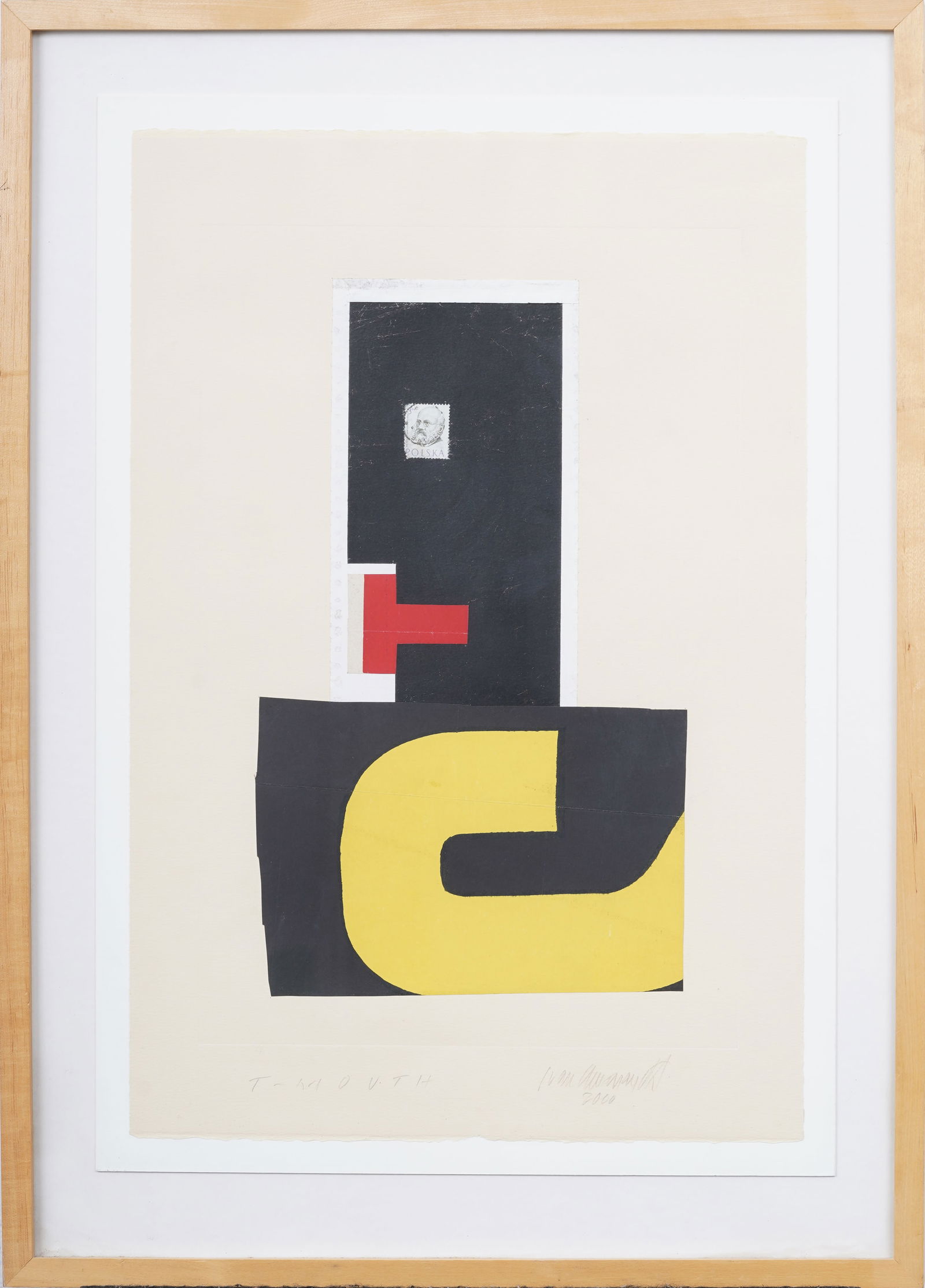 Ivan Chermayeff (1932 - 2017) Vintage Signed Limited Edition Framed Modernist Abstract Collage (1 of 8)