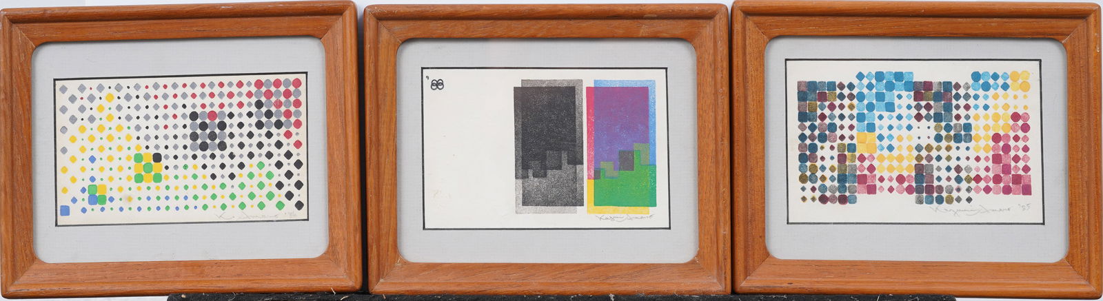 Kazumi Amano (Japanese, 1927 - 2001)  Vintage Abstract Modernist Original Paintings (1 of 9)