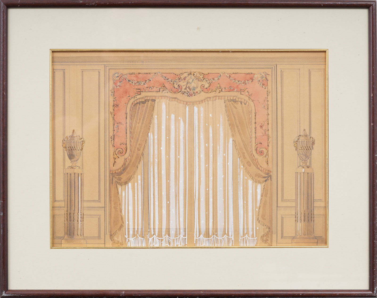 Antique American or European Realist Interior Scene Framed Original Painting Circle of Walter Gay (1 of 6)