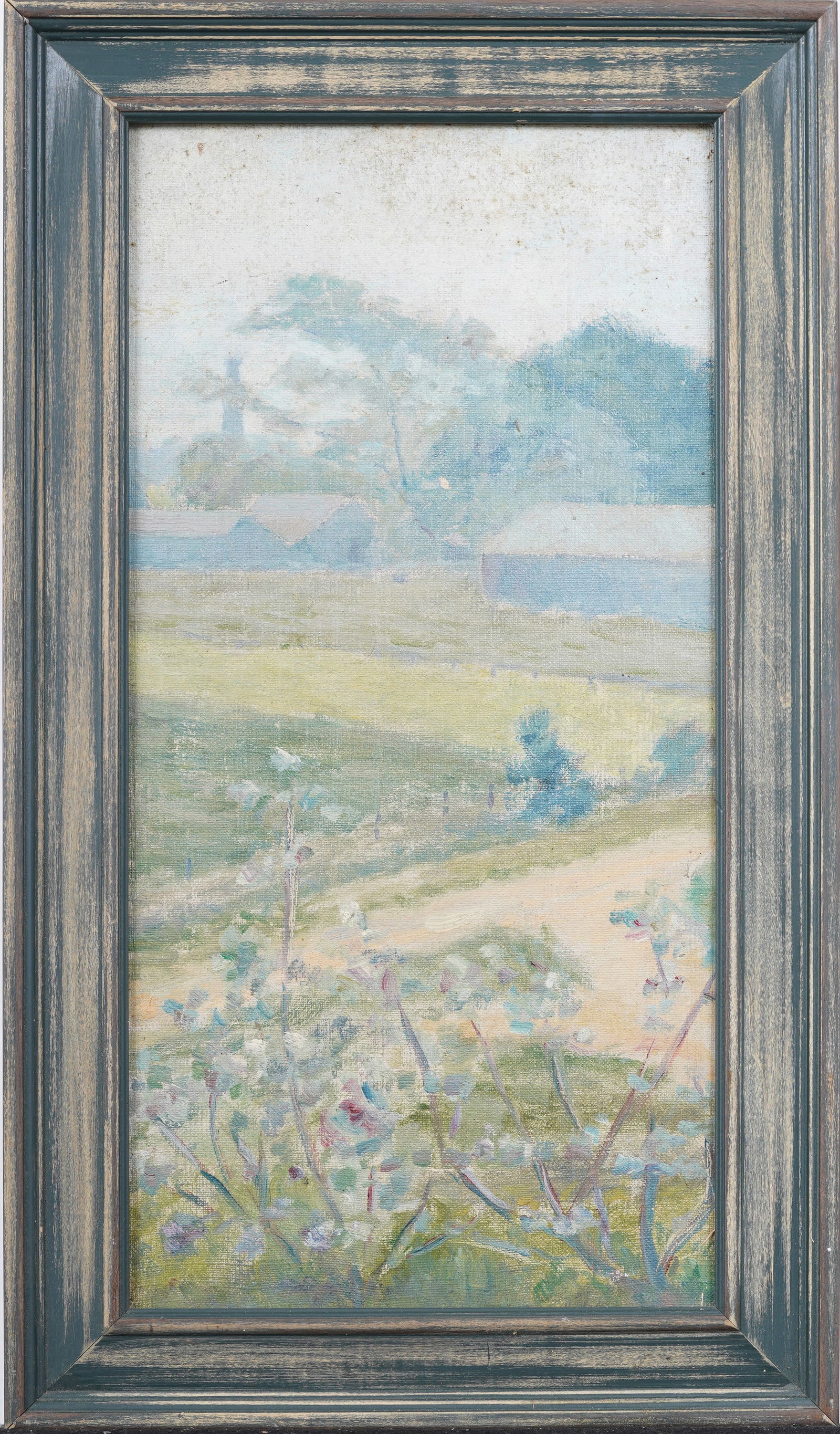 Katherine Day Antique American Impressionist Flower Landscape Framed Original Oil Painting (1 of 8)
