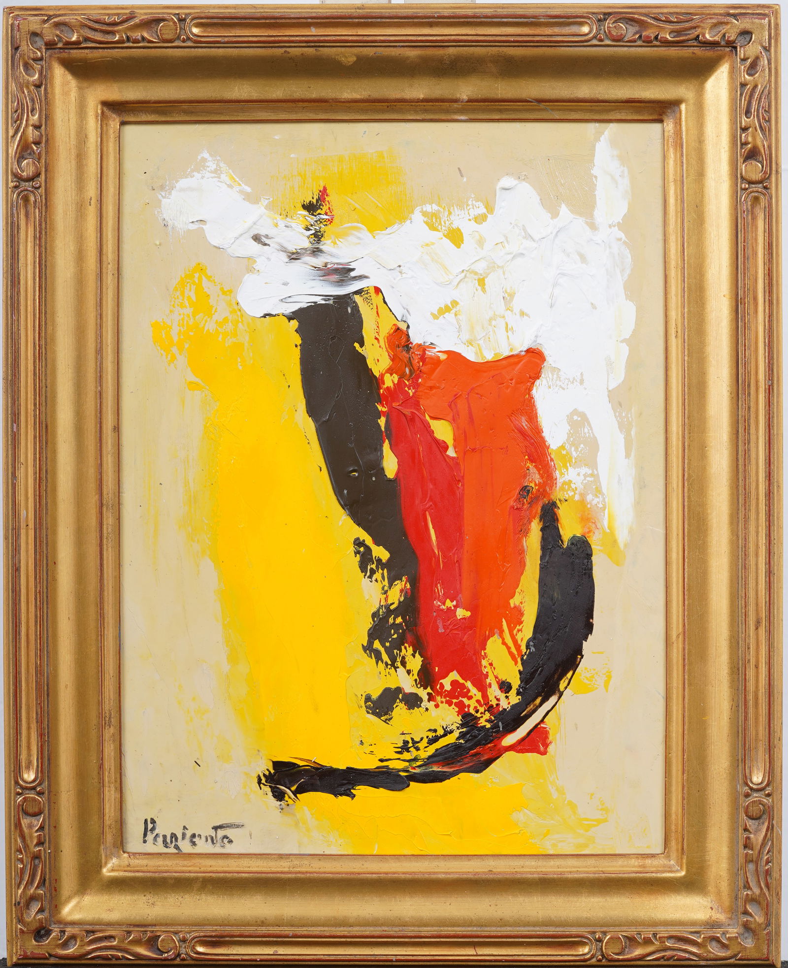 Abraham Pariente (B1962) Israeli American Modernist Abstract Expressionist Framed Oil Painting (1 of 5)