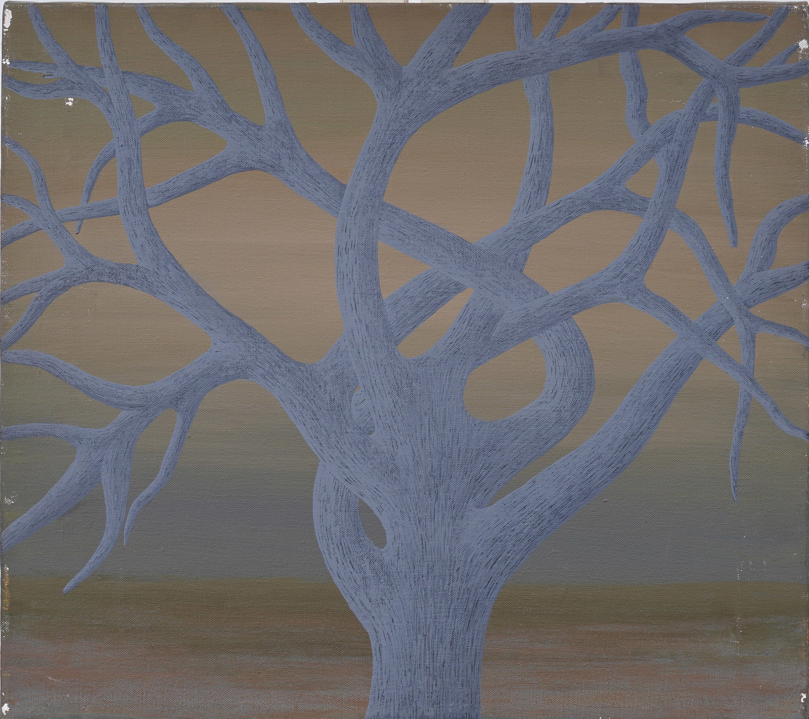 Julius Shaier Signed Vintage American Modernist Moodscape Abstract Original Oil Painting: Vintage American modernist oil painting. Oil on canvas. Signed. Measuring: 16 by 18 inches overall. Please see all images for condition. Size is measured and written on the back of the painting. The f