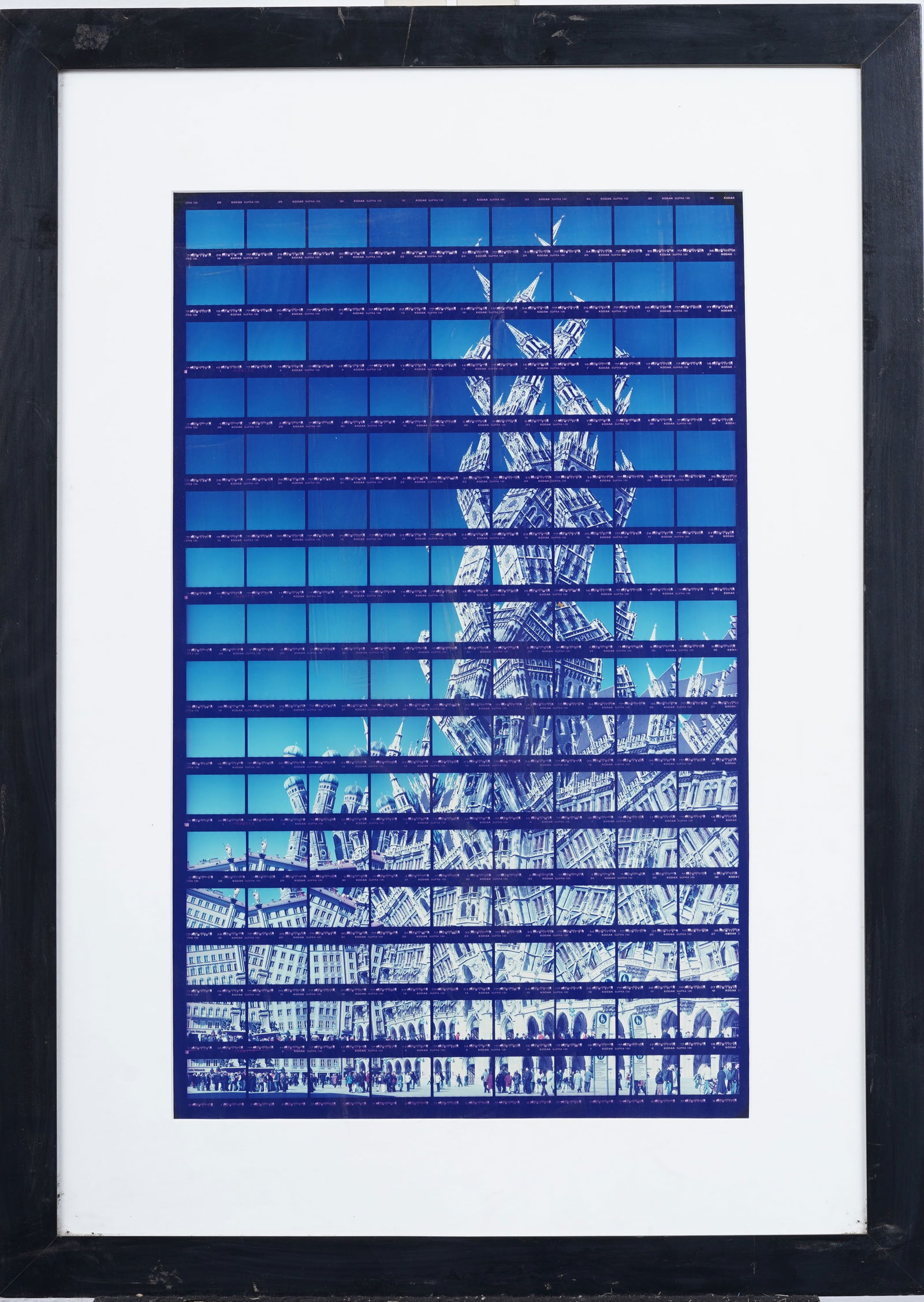 Thomas Kellner (b1966) German Modernist Photo Mosaic Framed Photographic Collage (1 of 6)