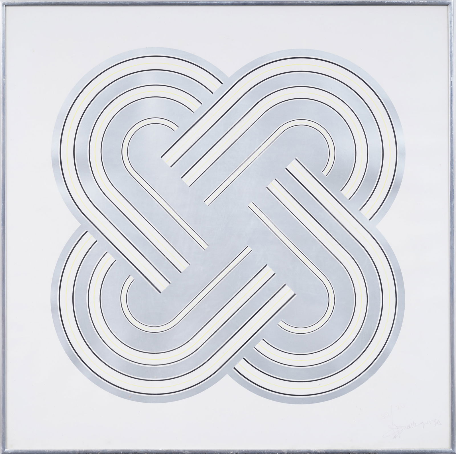 Francois Dallegret (B1937) Vintage French Canadian Modernist Abstract Print (1 of 5)