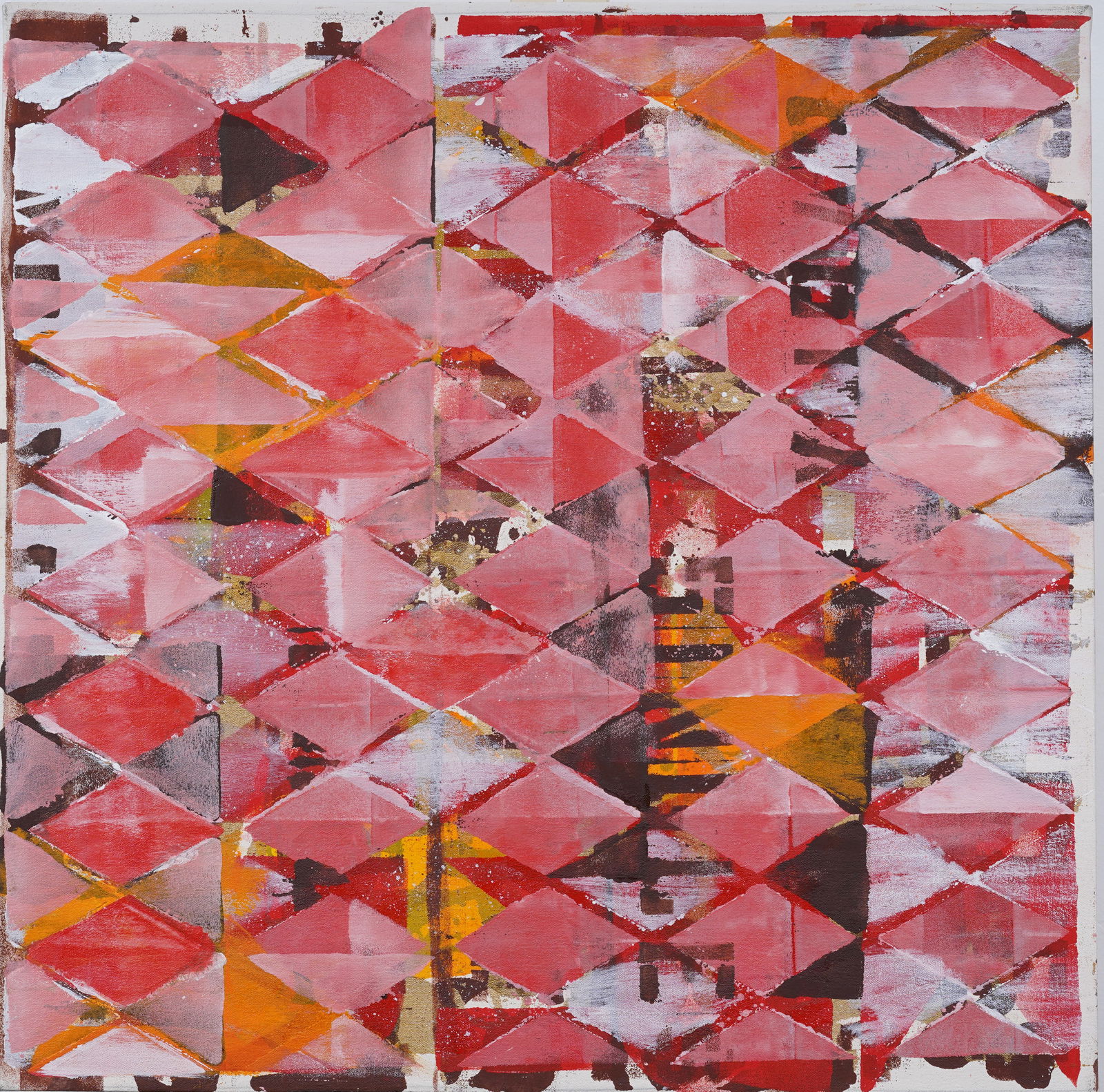 Large Vintage American Abstract Expressionist Modern New York School Original Oil Painting (1 of 5)