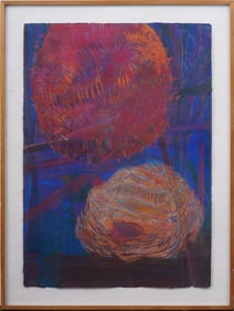 Alexander Sandor Raymond Katz (1895 - 1974) Large Vintage Abstract Expressionist Painting