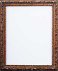 Monumental Antique Old Master Carved Oil Painting Frame