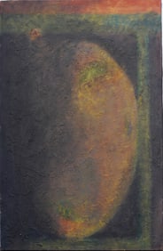 Elizabeth Shire Vintage American Modernist Abstract LARGE Signed Original Oil Painting Provincetown