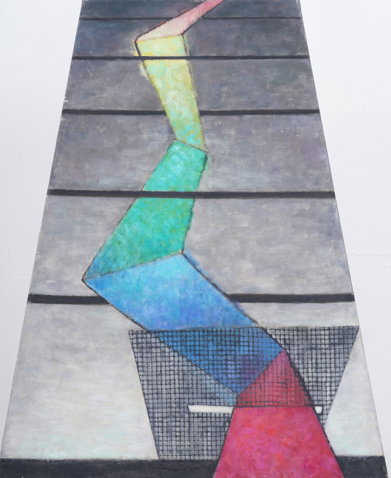 Vintage American Modernist Abstract Expressionist Large Original Oil Painting (1 of 4)