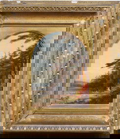 George Henry Smillie (1840 - 1921) Signed American Hudson River School Fall Landscape Oil Painting