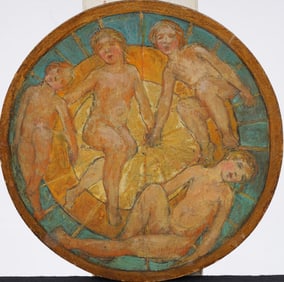 Grace Pruden Neal (b. 1876-1961) Vintage American Original Oil Painting