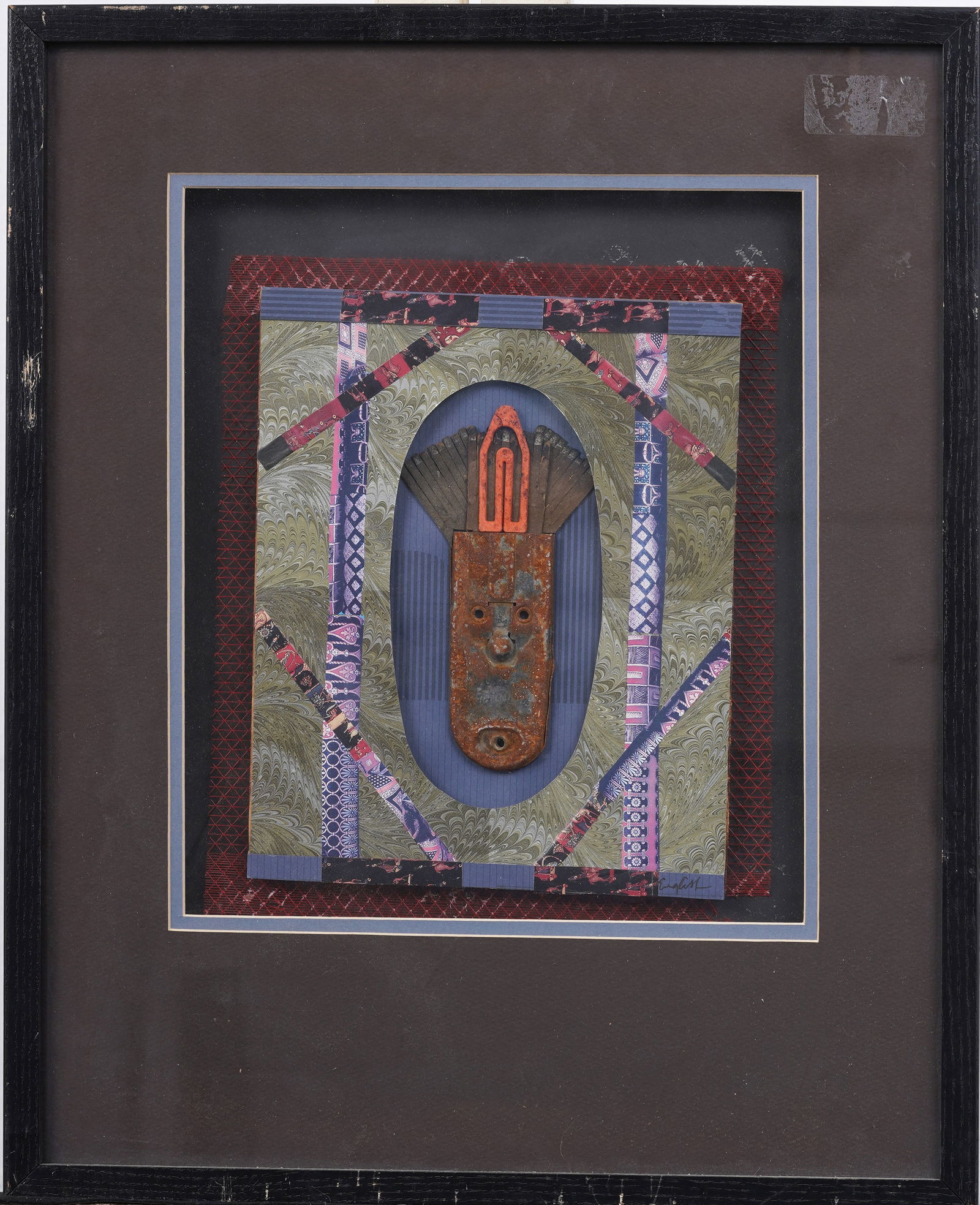 Vintage Signed Exhibited American Original Provincetown Mixed Media Assemblage (1 of 6)