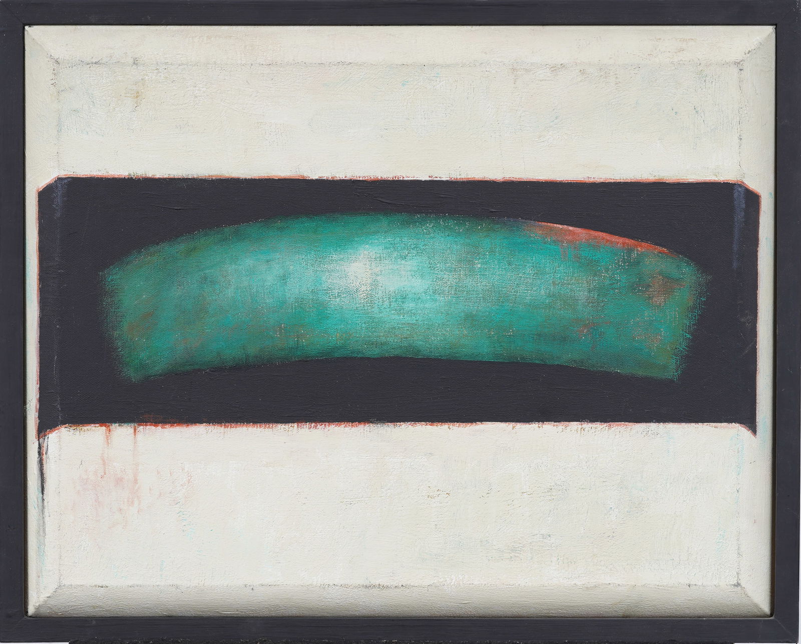 Elizabeth Shire Vintage American Modernist Abstract Signed Original Framed Oil Painting (1 of 4)