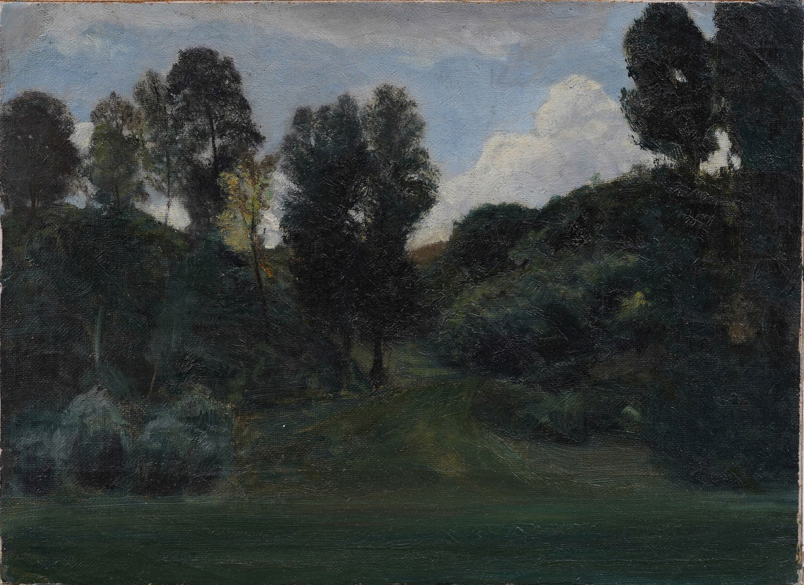 John Mansfield 1849-1933 Antique American Impressionist Landscape Original Oil Painting (1 of 7)