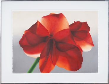 Elizabeth Rickert Vintage Signed American Woman Modernist Flower Still Life Painting