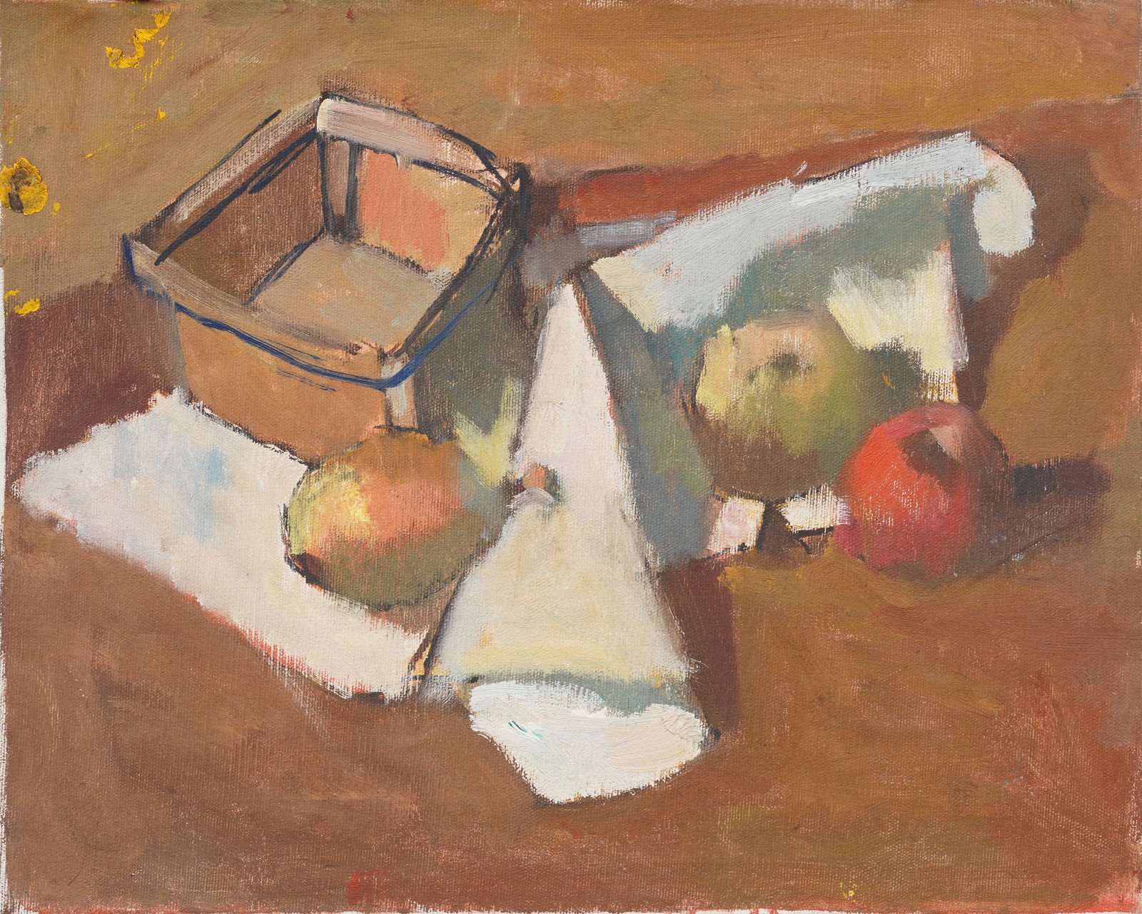 Vintage American Modernist Kitchen Table Still Life Original Oil Painting (1 of 4)