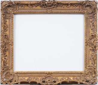 Vintage American or European Giltwood Impressionist Oil Painting Frame