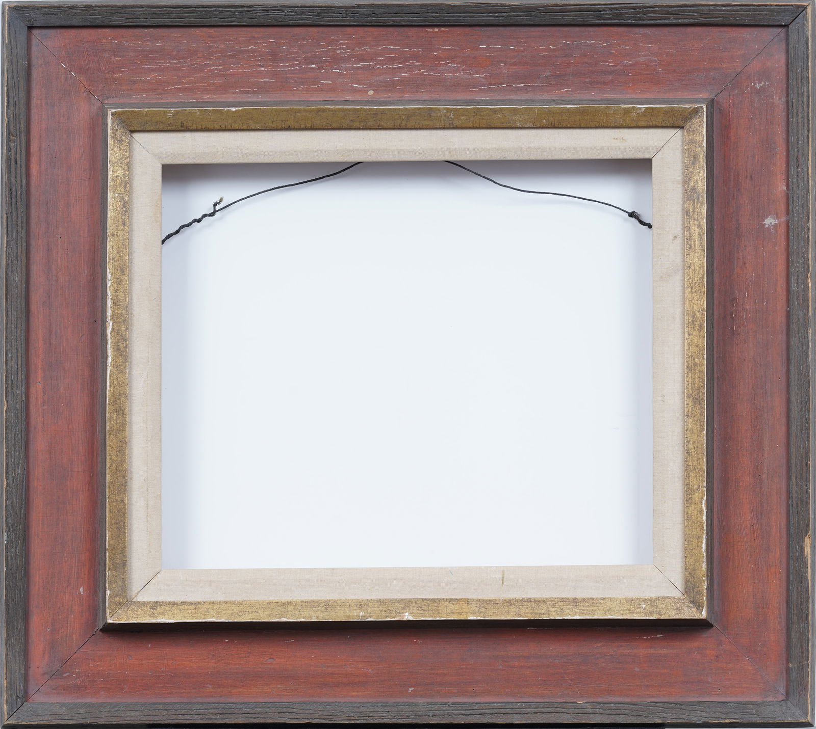 Vintage American Modernist Original Oil Painting Frame Fits 14x18 Artwork: Vintage American oil painting frame. Sizes are written verso, 27.75 x 24.5 overall, 18.25 x 14.25 rabbet and 16.5 x 13.25 then sight size. Please see all images for condition. Size is measured and wri