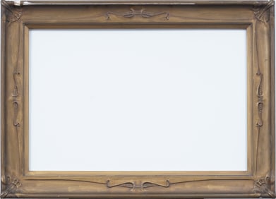 Large Vintage American Art Nouveau Original Oil Painting Frame