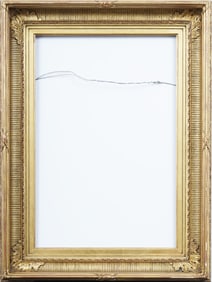 Vintage American Fluted Cove Hudson River School Original Oil Painting Frame Fits 16x24 Artwork