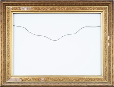 Antique Large American Giltwood Original Oil Painting Frame Fits 26x36