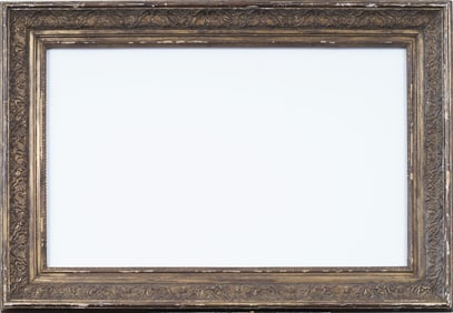 Antique American Impressionist Detailed Large Original Oil Painting Frame