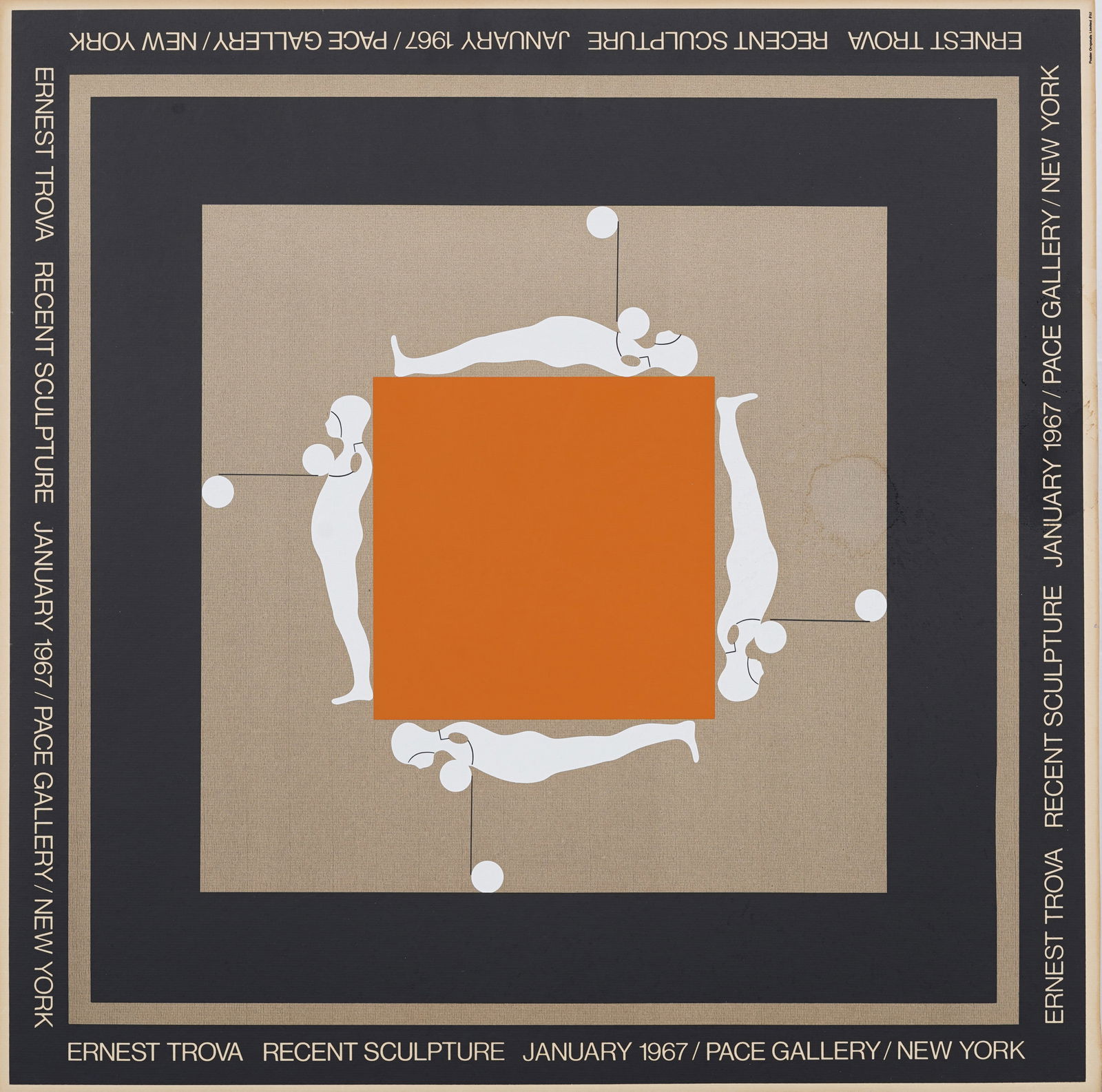 Ernest Trova Pace Gallery Vintage Show Poster (1 of 7)