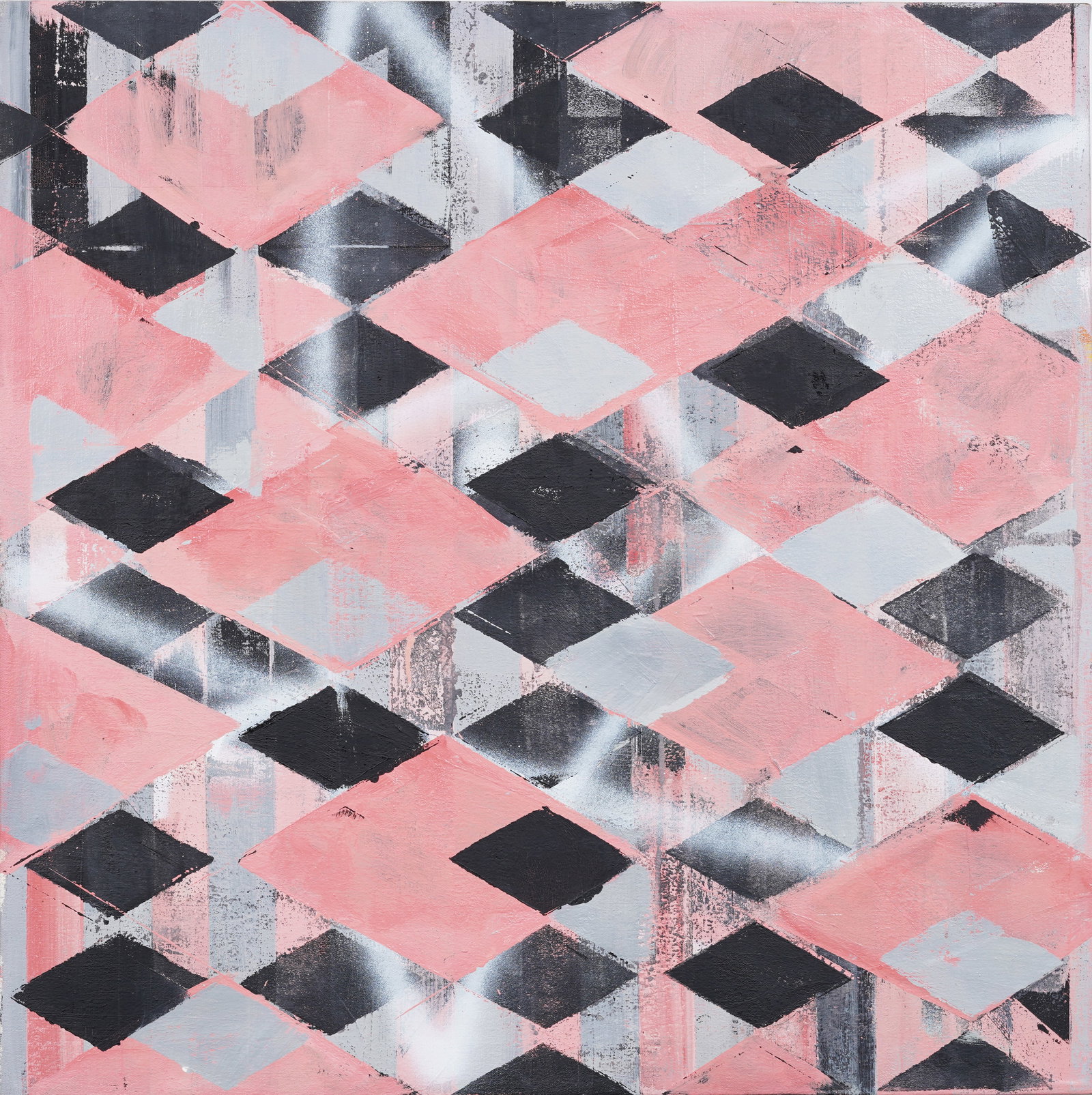 Vintage American Modernist Large Abstract Expressionist New York School MCM Oil Painting (1 of 5)